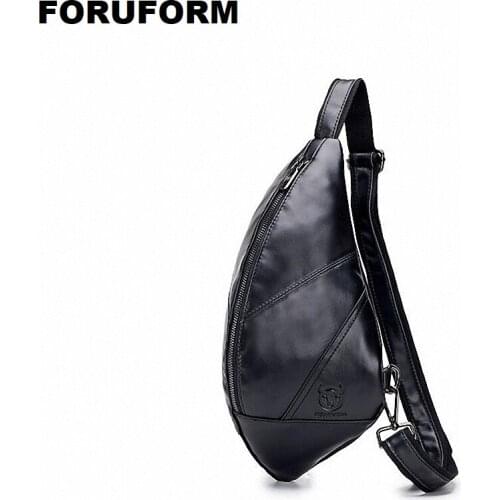 Genuine Leather Mans Chest Bags Crossbody Handbag Messenger Shoulder Blosa Phone Small Mochila Business Travel Gift ZH-110