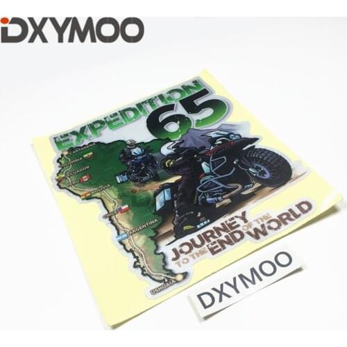 Motorcycle Bike Stickers Travel The End of The World GS ADVENTURE Chile Truck Car Styling and Decals