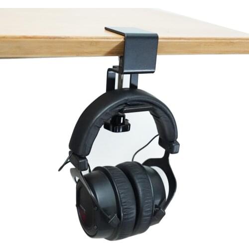 Headphone Clamp-on Desk Holder,Gaming Headset Hanger. BackpackHolder Space Saving.Solid Metal(40lb Capacity)