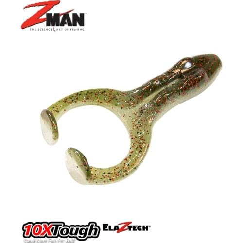 Original United States ZMAN FINESSE FROGZ Soft Fishing Lure Frog 3pcs/bag 70mm 4 Colors Fishing Tackle Artificial Fishing Baits