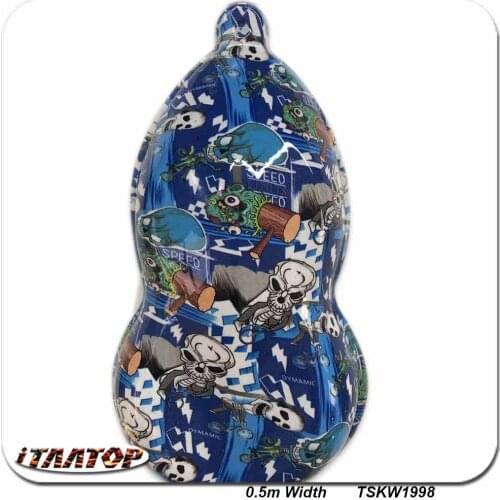ITAATOP Free Shipping Cartoon PVC Film Hydro Dipping 0.5M * 2/10/20M TSKW1998