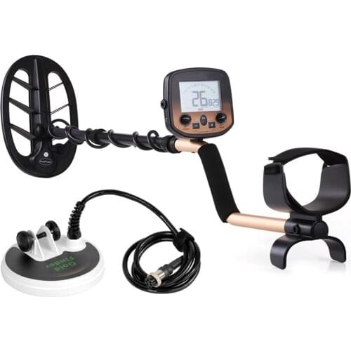 Fisher Underground Metal Detector LCD Display High Sensity Treasure Hunter Finder Genuine SPYONWAY With 2 Coils Gold Bug Finder