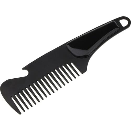 Stainless Steel Hair Styling & Beard Comb Large Wide Tooth Pocket Comb