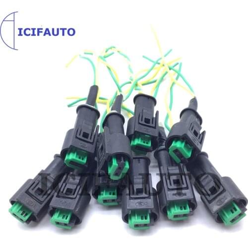 Air Temperature Sensor & PDC Parking Sensor Plug wire Pigtail Connector For Honda BMW