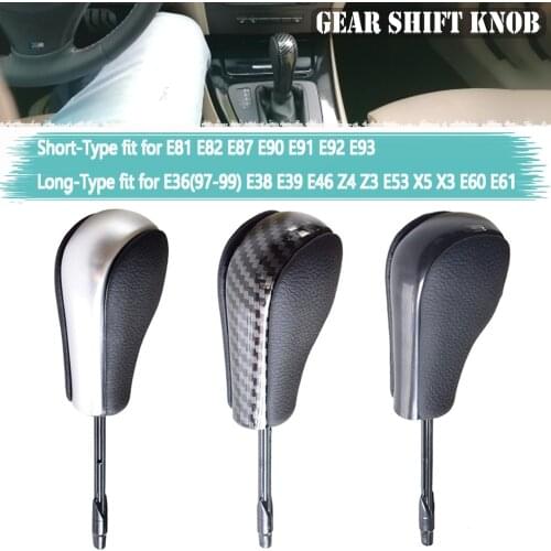 Car stick Vehicles Gear Shift Knob Fit For BMW E81 E82 E87 E90 E91 E92 E93 E36 E38 E39 E46 Z4 Z3 E53 X5 X3 E6