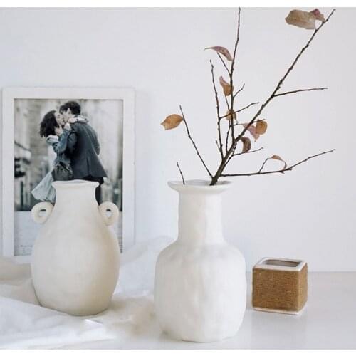Net celebrity homestay cafe ceramic vase home decoration flower arrangement retro floral photo props decorations