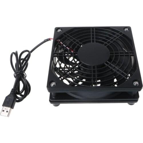 Router fan Heat dissipation stents PC Cooler TV Box Wireless Cooling fan DC 5V D7YC