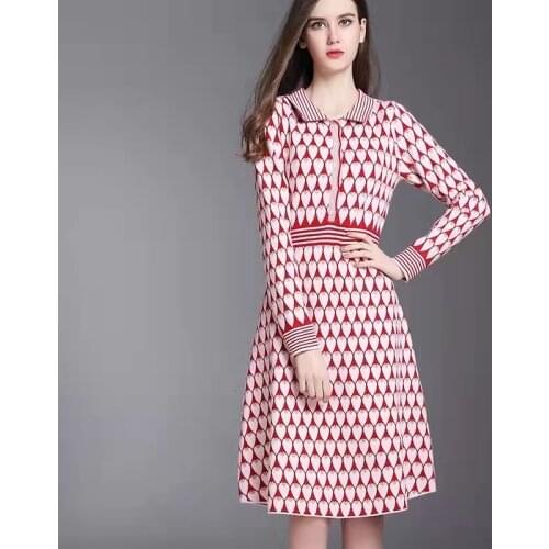 Fashionable Knitted Dresses Wtianyuw China