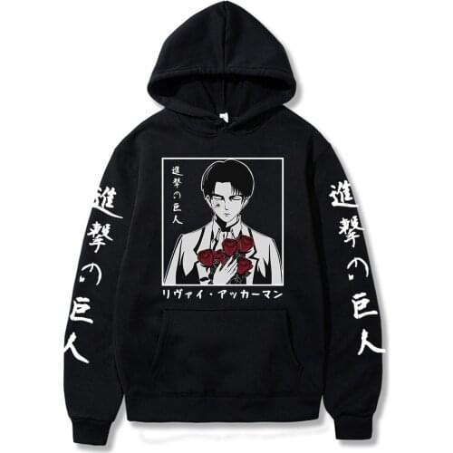 Japanese Anime Attack on Titan Hoodies Men Women Jacket Coat Long Sleeve Pullover Sweatshirt Tops