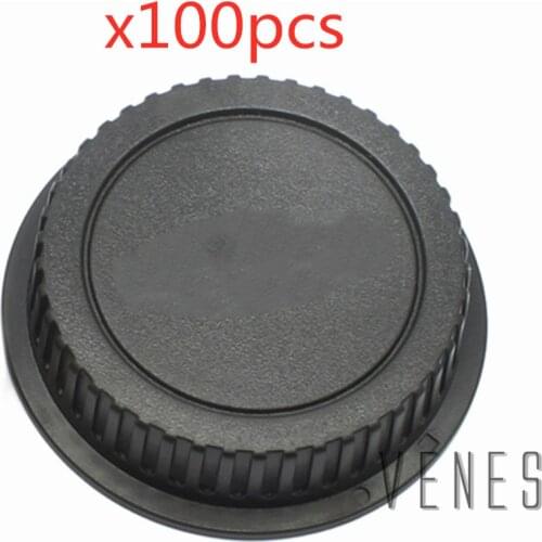 Venes 100pcs/lot Camera Rear cover Rear Lens cap for Canon EOS 550D 60D 5D 7D 600D Back cap