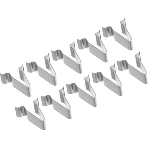 10pcs/set 22mm Metal Spring Trim Clip Car Retainer Rivet Fastener Clip 4A0867276 for Audi Boot Trunk Lining