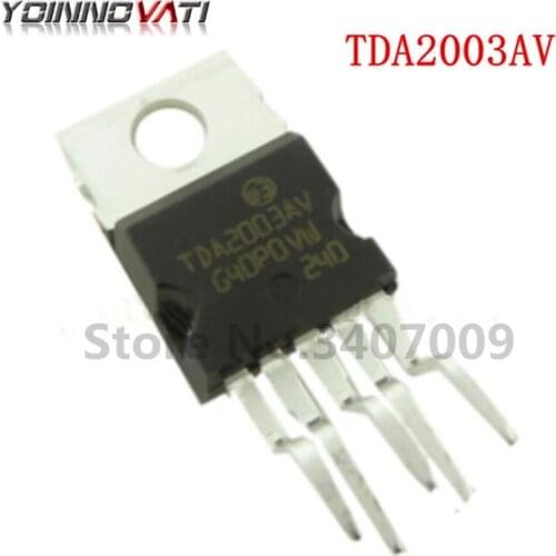 10PCS/lot TDA2003AV TO220-5 TDA2003 TDA2003A New original