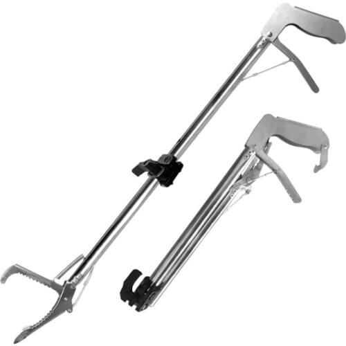 10PCS Foldable Tongs Stick Rattlesnake Catcher Grabber Snake Hooks