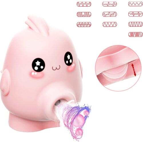 2 In 1 Clit Nipple Sucking Tongue Licking Vibrator Clitoris Stimulator Oral Pussy Licking Sex Toys for Women Sucker Vibrator