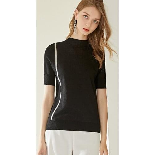 2020 BT Autumn Women Sweater And Pullover Slim Knitting Sweater Female Thin