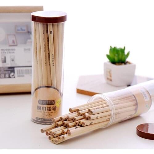 30PCS/Set Wood Pencil Hexagon Shape, HB Core Pencils with Storage Box Great School Art Supplies for Writing, Drawing & Sketching