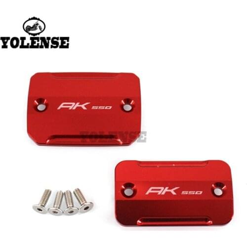 For Kymco AK550 AK 550 2017 2018 Motorcycle Accessories CNC Aluminum Alloy Front Brake Fluid Reservoir Oil Cup Cap Cover