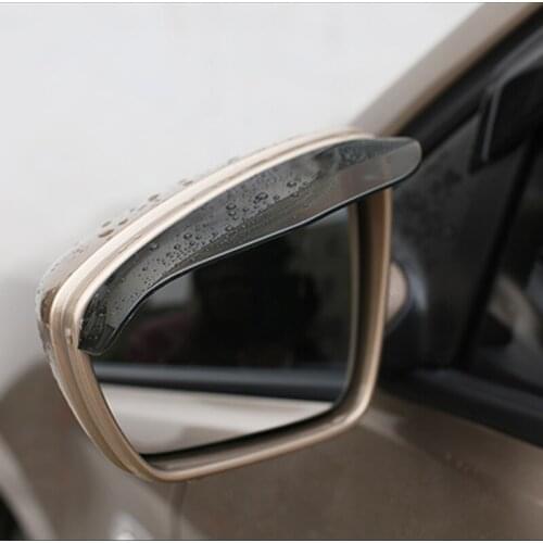 Alijunda 2Pcs Car Rear View Mirror Rain Eyebrow Rain Shield Shade Cover for Subaru Forester Outback Legacy Impreza XV BRZ