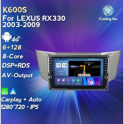 MEKEDE 6G+128G Newest Android 11 For Lexus RX330 2003-2009Car Radio Video Player Auto Navigation GPS Stereo Carplay No 2 din DVD
