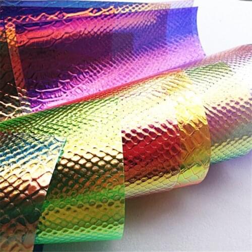 Free shipping 7.6*12inch synthetic transparent PVC fabric vinyl