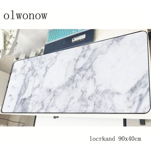 Large Hot Sales Creative Marble Color 900*400*2mm Speed Version Gaming Mouse Pad Mat For Laptop Computer Desk Pad Keyboard