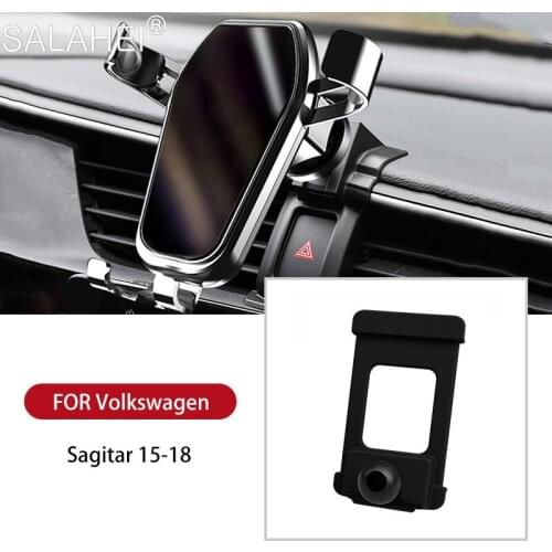 For VW Volkswagen Sagitar 2015 2016 2017 2018 Car Holder Bracket For Mobile Phone Dashboard Clip Air Vent Stand Clip Mount GPS
