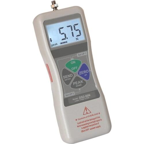 DS2-500N High Precision Digital LCD Display Push Force Gauge Tension meter / Force Gauge Pull Strength Tester 500N(500 gf)