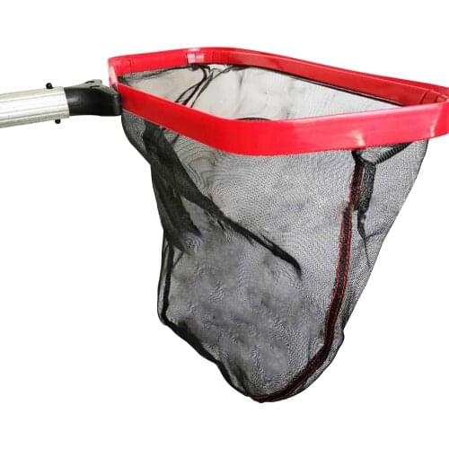 Pool Skimmer Net Removal Rake with Deep Bag Swimming Pool Cleaning Tool Pond Cleaning Nets with Heavy-Duty Aluminium Frames