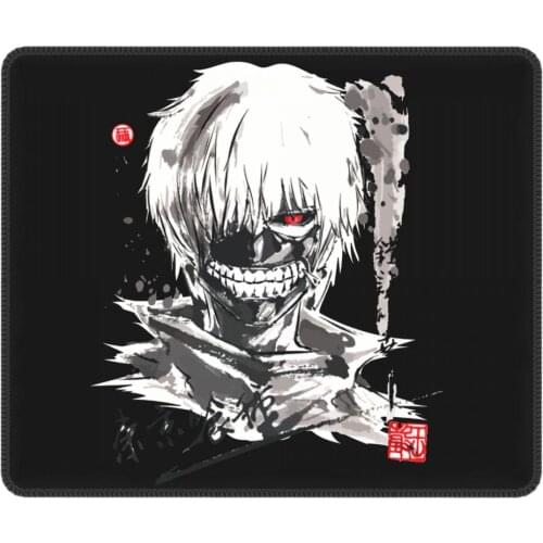 Tokyo Ghoul Kaneki Ken Novelty Mouse Pad Japan Japanese Anime Waterproof Mat Pads Natural Rubber Computer Keyboard Desk Pad
