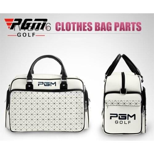 2020 Pgm Brand Golf Clothes Bag Leather Waterproof Large Capacity Shoes Bag Wearable Sports Handbags Hot Sale A7036