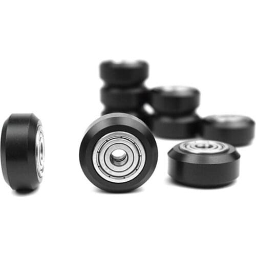 10 Pcs Plastic Wheel POM with Bearings Big Models Passive Round Wheel Idler Pulley Gear Perlin Wheel for CR10 Ender 3
