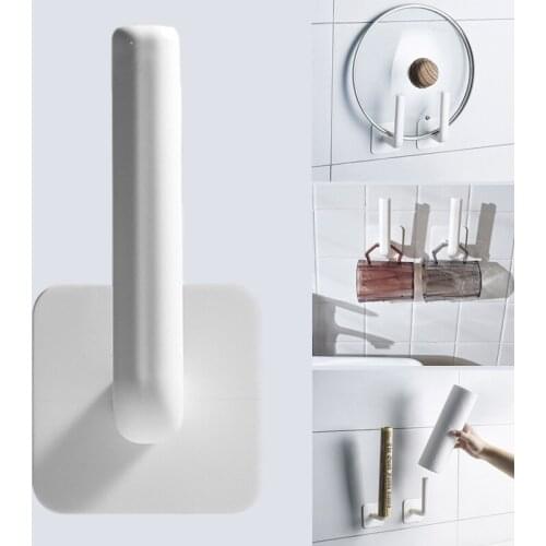 Plastic Hook Kitchen Housekeeper On Wall Multifunction Punch Free Tools Bathroom Accessories Organizer Hooks Home storage rack