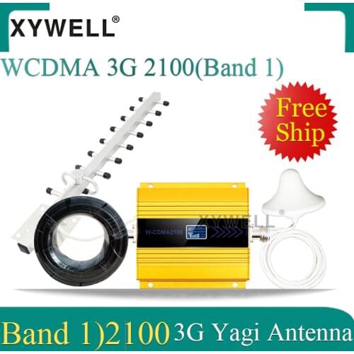 3G 2100MHz repeater gsm Mobile Signal Booster LTE (Band1) 2100MHz 3G Cellullar Amplifier 4g Signal Booster Cellphone Booster