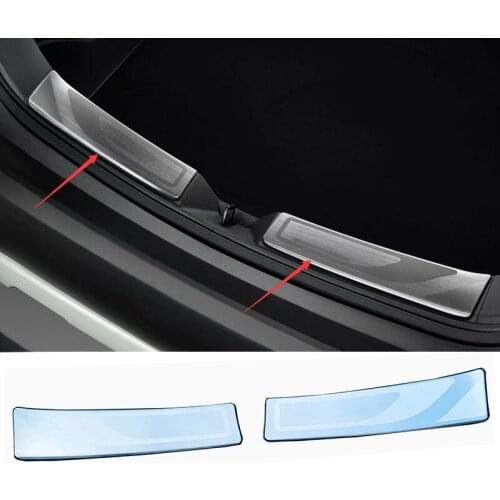 Interior styling For Toyota Corolla cross 2021 rear bumper foot protection decoration stainless steel of interior accessories