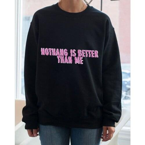 SUNOWE Harajuku Letter Print Sweatshirts Japanese Loose Ins Korean Long Sleeve Winter Basic Velvet Hoodie Casual Tops