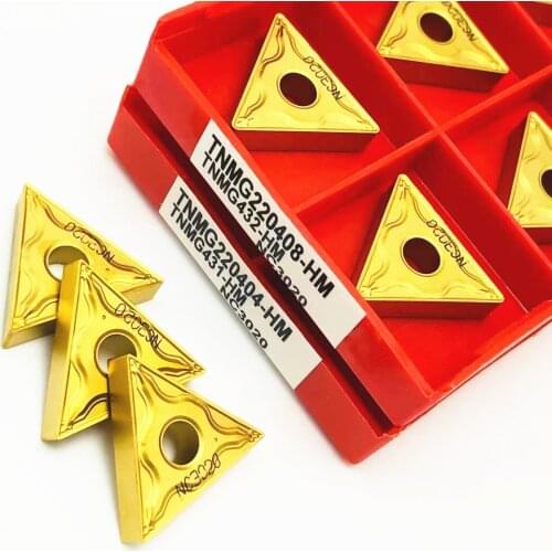 Lathe tool TNMG220408 TNMG220404 HM NC3020 PC9030 original exterior metal carbide turning cutter and milling cutter TNMG 220408