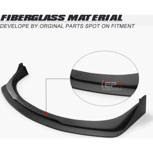 TP Style FRP Fiber Glass Wide Body Front Lip 2pcs Fiberglass Wider Bumper Splitter Set Tuning Drift Kit Fit For Infiniti G37