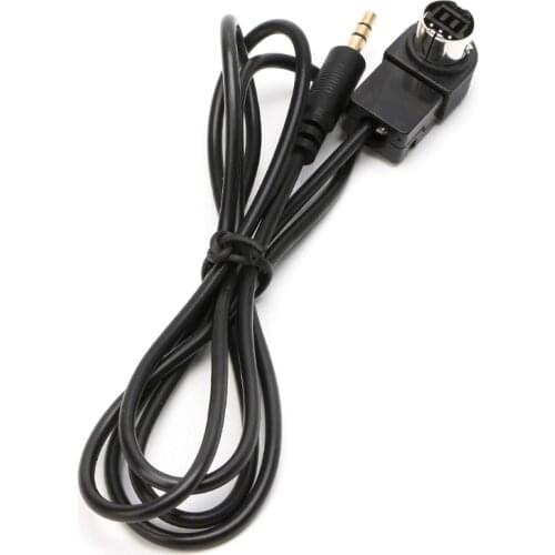 1 Pc Hot New 3.5mm Car Aux Input Cable Mini Plug Jack For ALPINE AI-NET iPhone MP3 Ornate