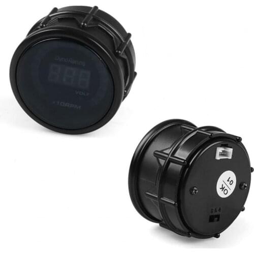 Car Tachometer 20 LEDs 52mm ABS 0-10000RPM Car Display Speed Meter for 12V 4/6/8 Cylinder Gasoline Petrol Car Accessories