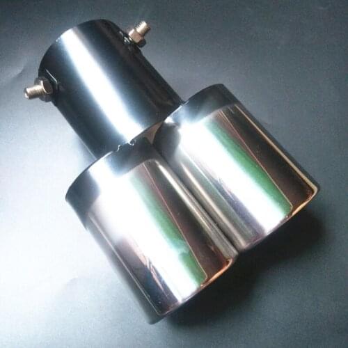 Car universal stainless steel exhaust pipe muffler for Citroen C-Quatre C-Triomphe Picasso C1 C2 C3 C4 C4L C5 Elysee/DS-series