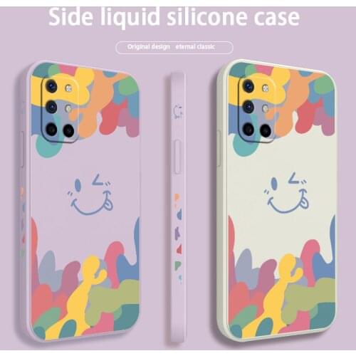 Color Liquid Silicone Soft Case For Oneplus 8t 9 9pro 9r pro Shockproof Phone Cover