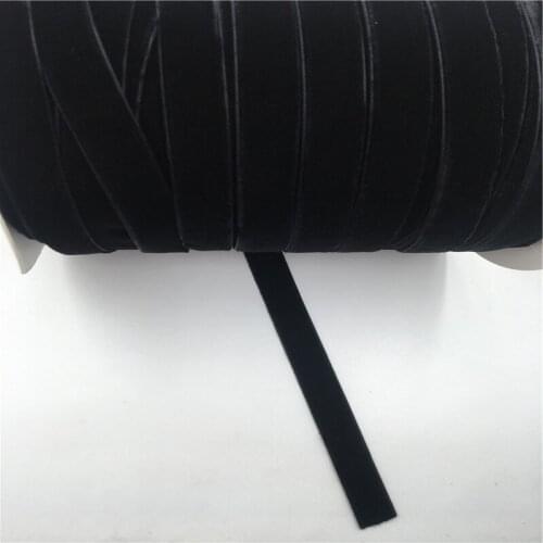 6mm Double Face Nylon Black Velvet Ribbon Wedding Party Decoration Handmade Gift Wrapping Hair Bowknot DIY Christmas 1/3/5Yard