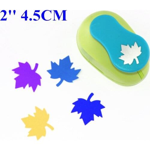 2 inch(4.5cm) maple leaf design paper punch scrapbooking punches troqueladora de papel eva foam punch embossers embossing tool