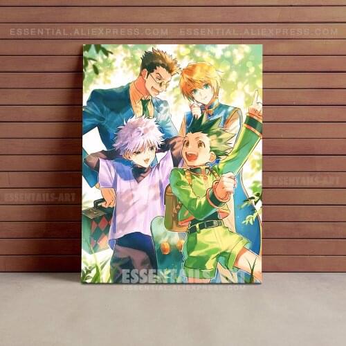 Kurapika Gon Killua Leorio Anime Decoration Prints Canvas Wall Art Painting Poster Home Decor Bedroom Study Living Room Pictures