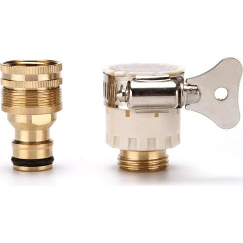 Metal Universal Connector For Home Garden Faucet Machine Washing Water Adapter Agriculture Hose Connector