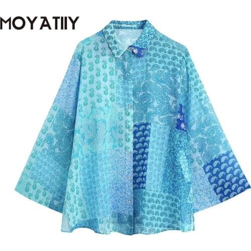 Блузки с цветами MOYATIIY China At AliExpress