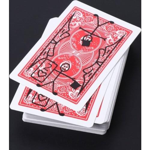 Cartoon Deck Animation Prediction Pack Playing Card Magic Prop Tricks Gimmick