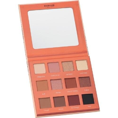 MAKE UP GLAM UP EYESHADOW PALETTE 12 SHADES | FARMASI / MADE IN TURKEY