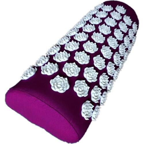 Massager Pillow Lotus Acupressure Massage Relaxation Yoga Pillow Spike Multifunction Relieve Stress Pain Neck Cushion