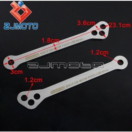 Steel Lowering Link Kit For Suzuki GSF 1250 1200 600 BANDIT GSX 600F 750F KATANA GSX-R 1000 Rear Suspension Lowering Link Kit